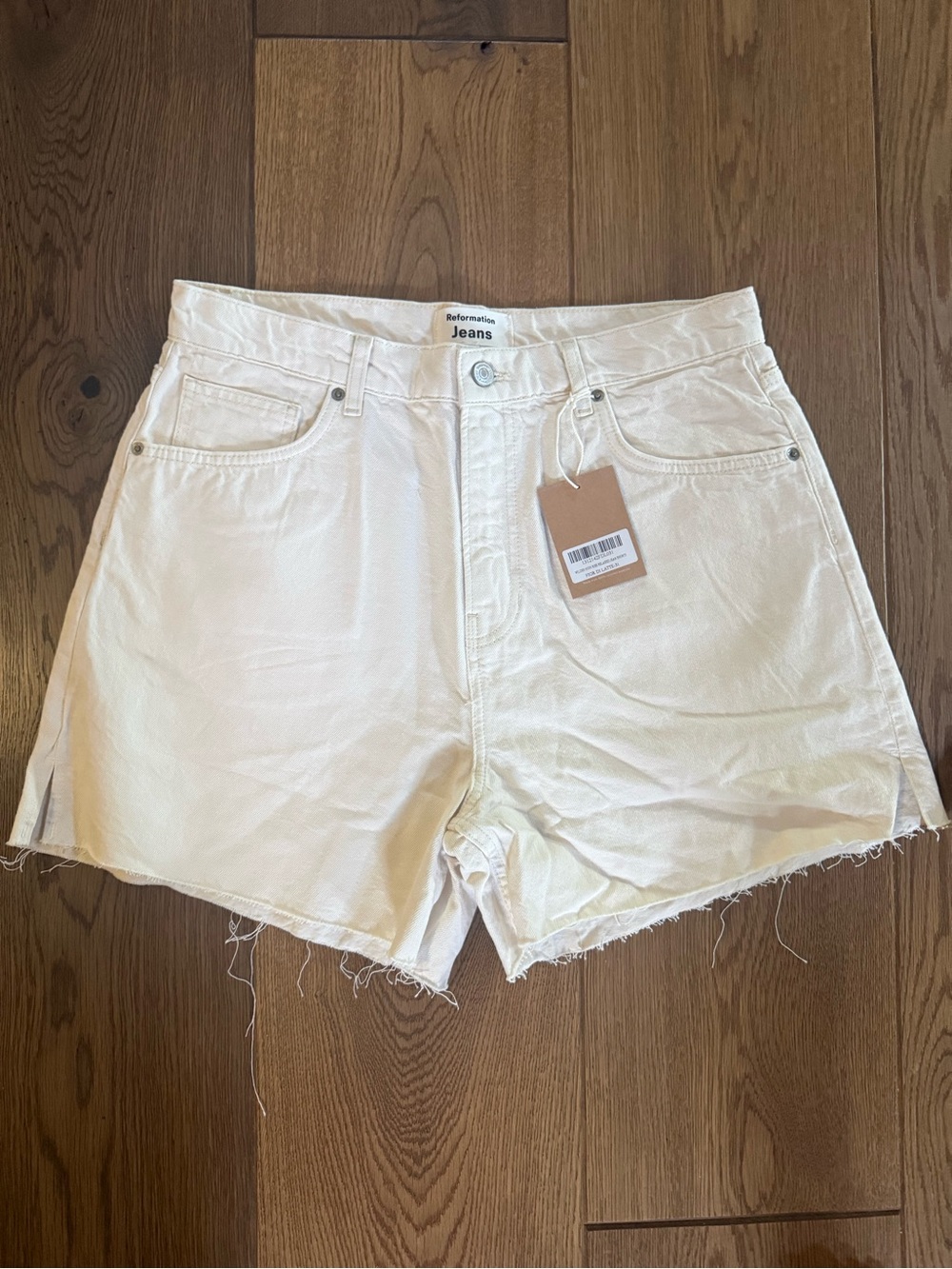 Reformation Wilder High Rise Relaxed Denim Shorts